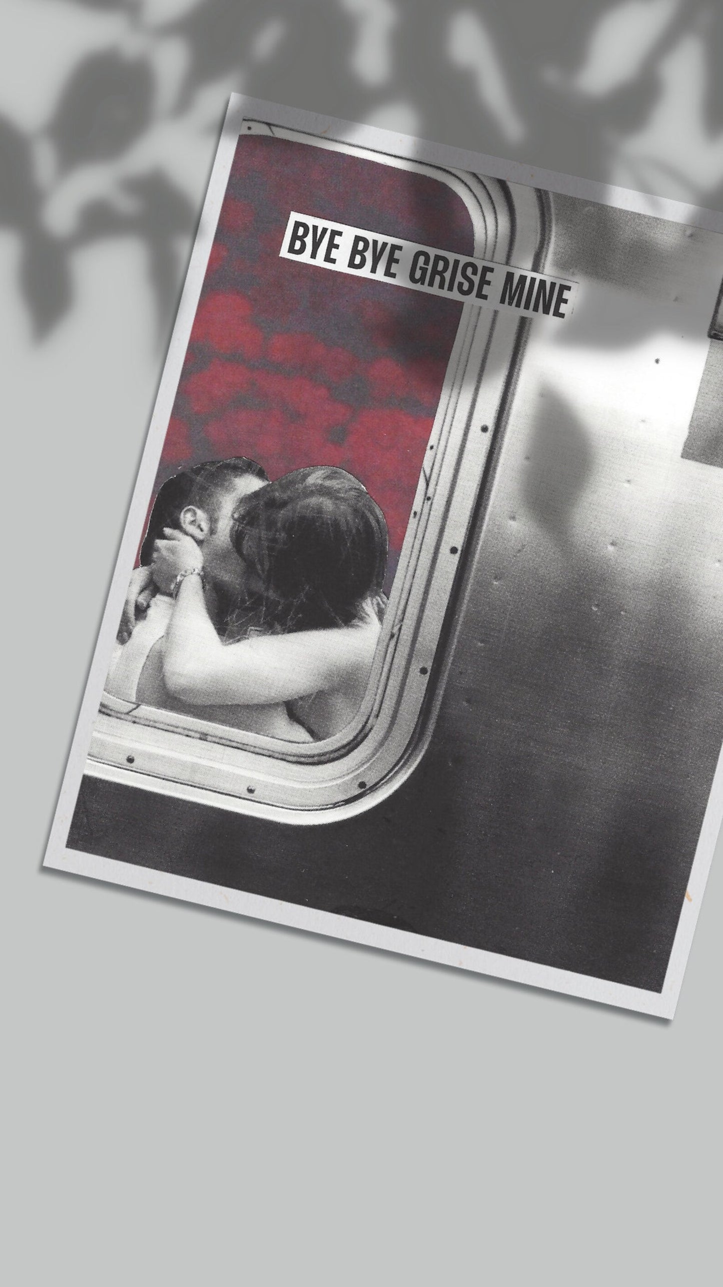Affiche Critical Disco. Collage 011. Bye Bye Grise Mine.