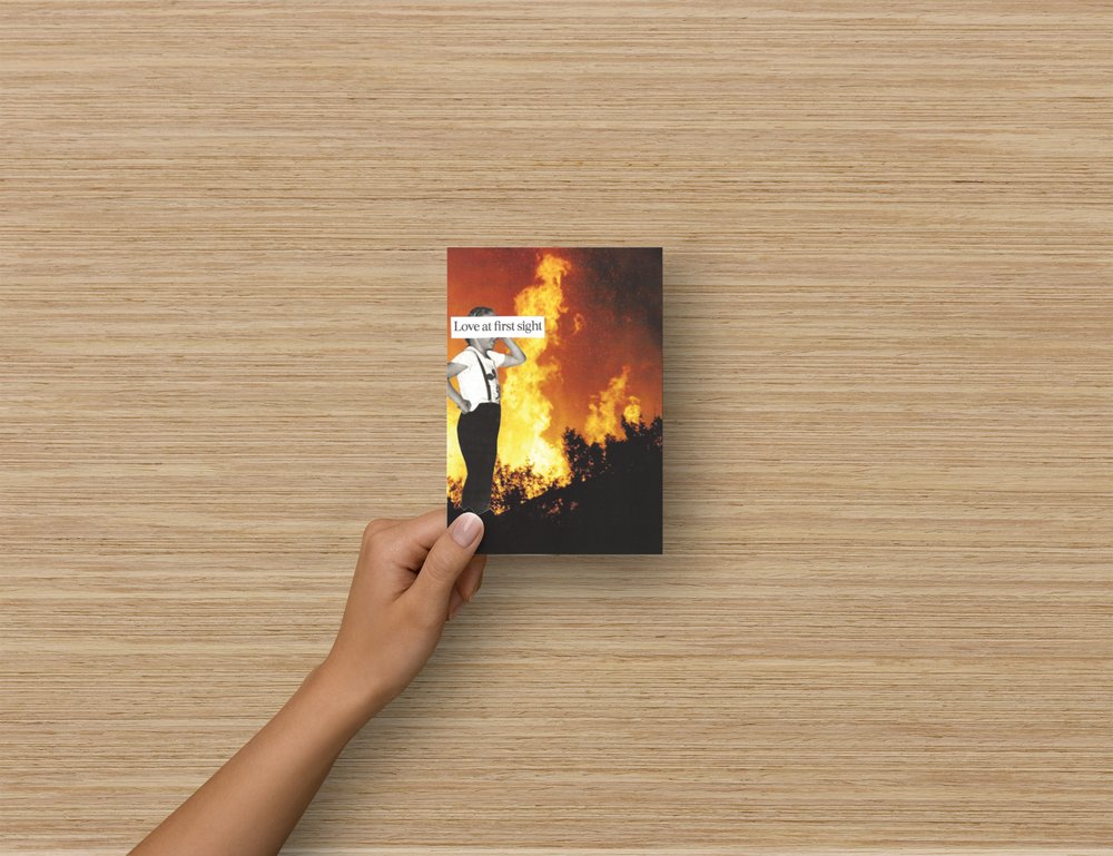 Carte postale Critical Disco. Carte 001. Feu et amour.