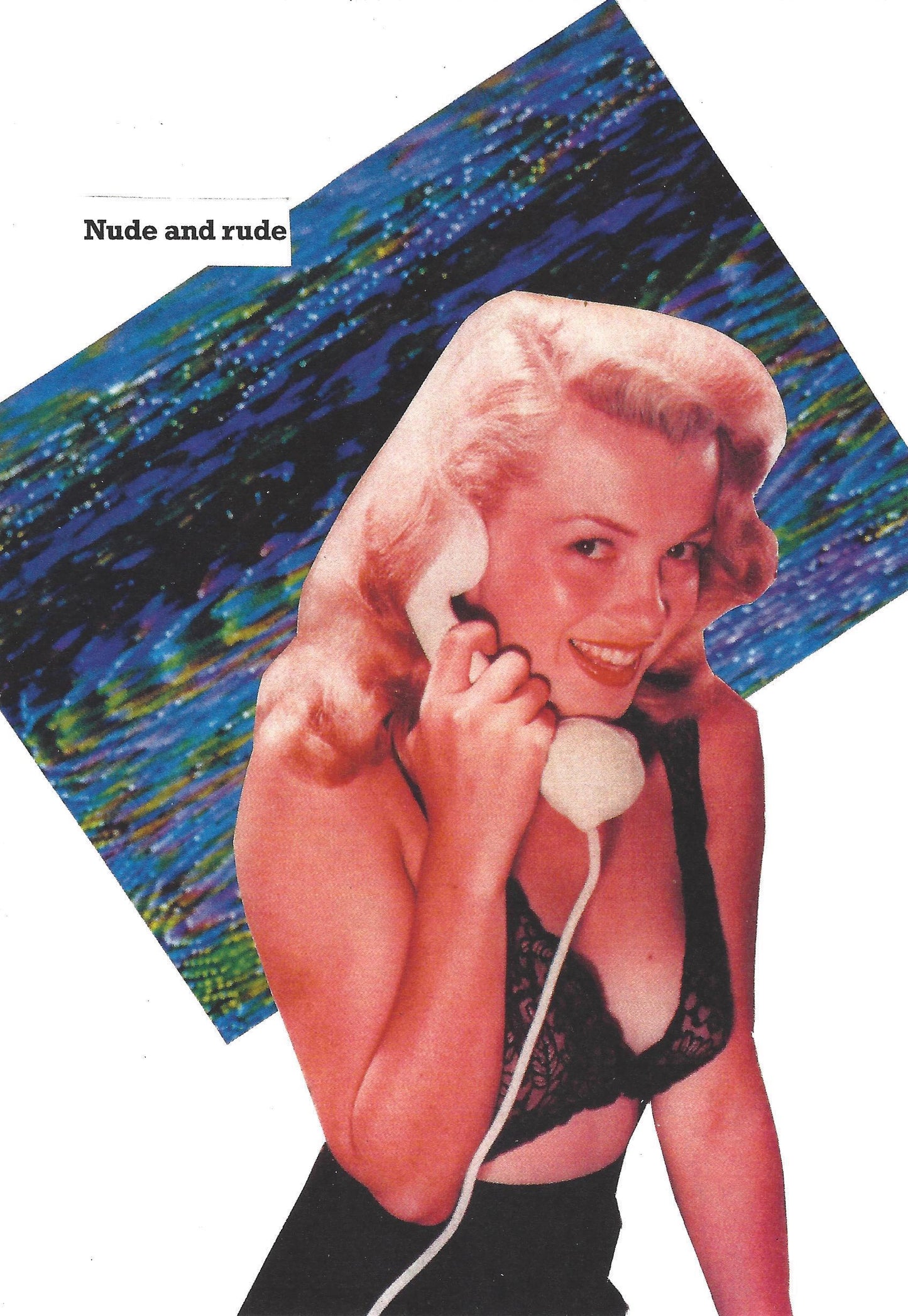 Affiche Critical Disco. Collage 009. Rude.