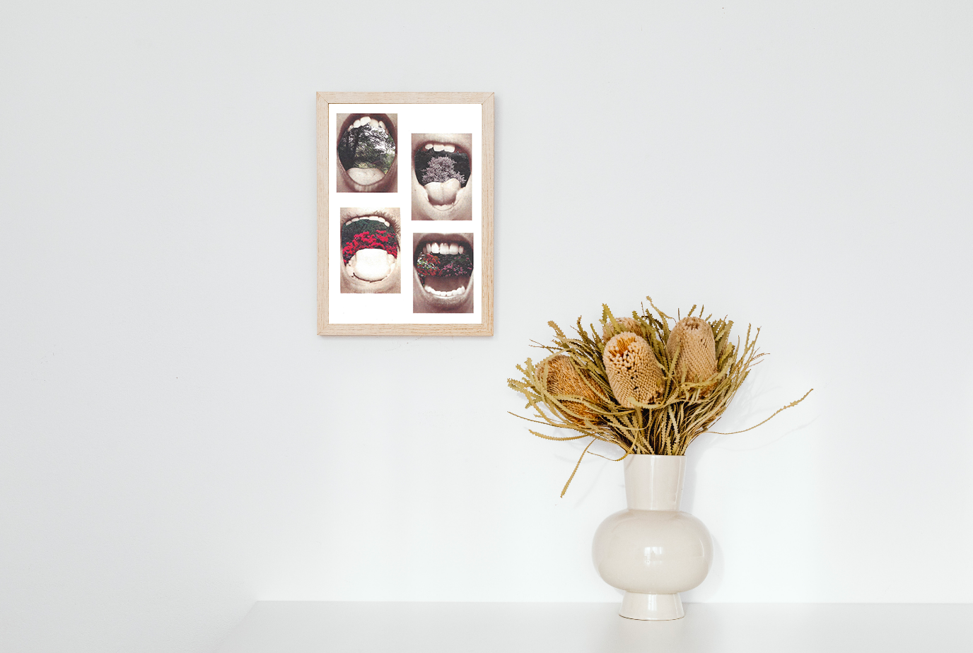 Affiche Critical Disco. Collage 002. Cris des fleurs.