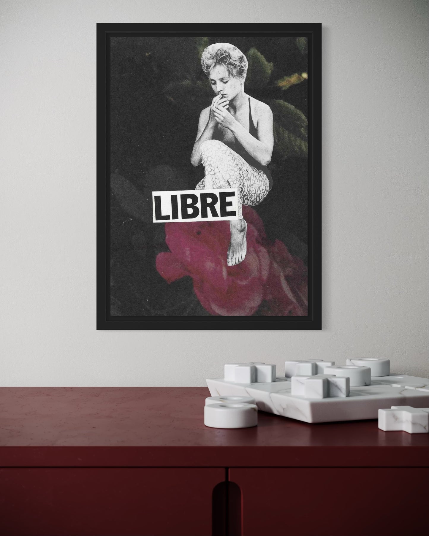 Affiche Critical Disco. Collage 014. Libre.