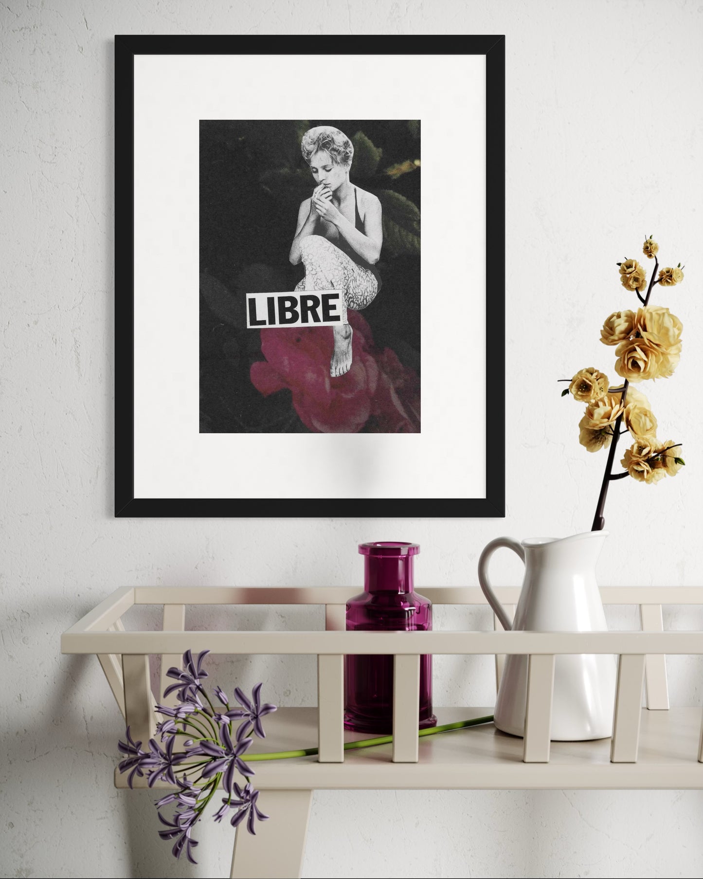 Affiche Critical Disco. Collage 014. Libre.