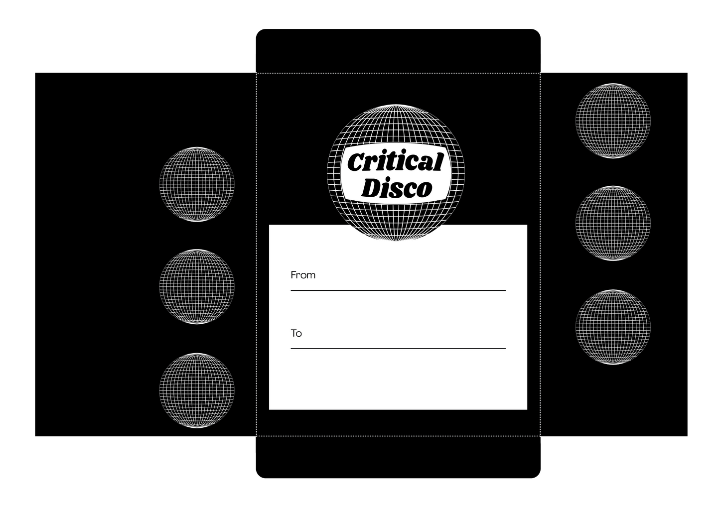 Critical Disco. Carte Cadeau Digitale.